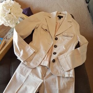 Mango Beige Khaki Blazer Suit Jacket From Barcelona